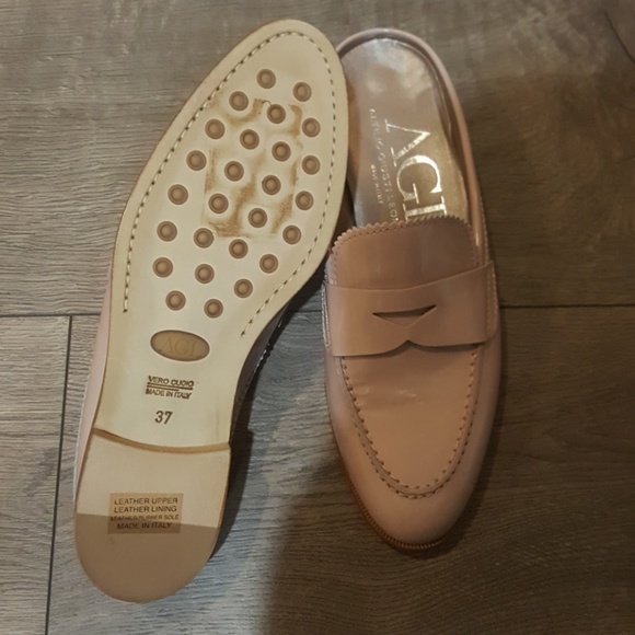 Blush Patent Leather AGL mules - Picture 7 of 7